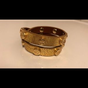 Tory Burch Gold Wrap Bracelet